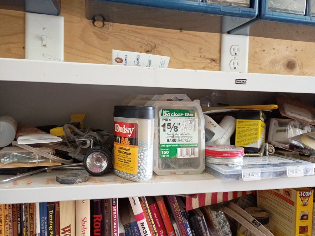 Everything on shelf