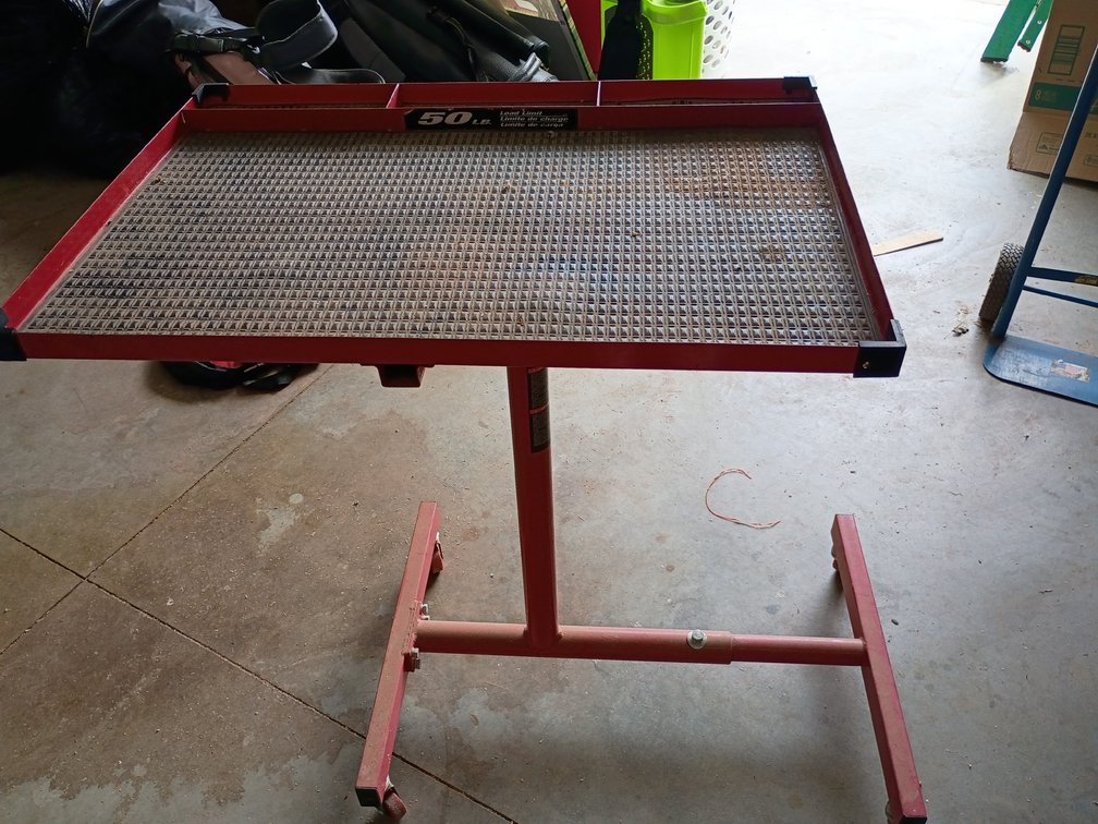 adjustable mobile work table