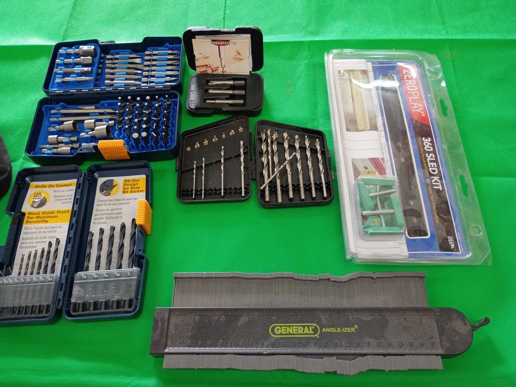 Ryobi toughest Ace drill bits 360 sleigh kit general angleizer