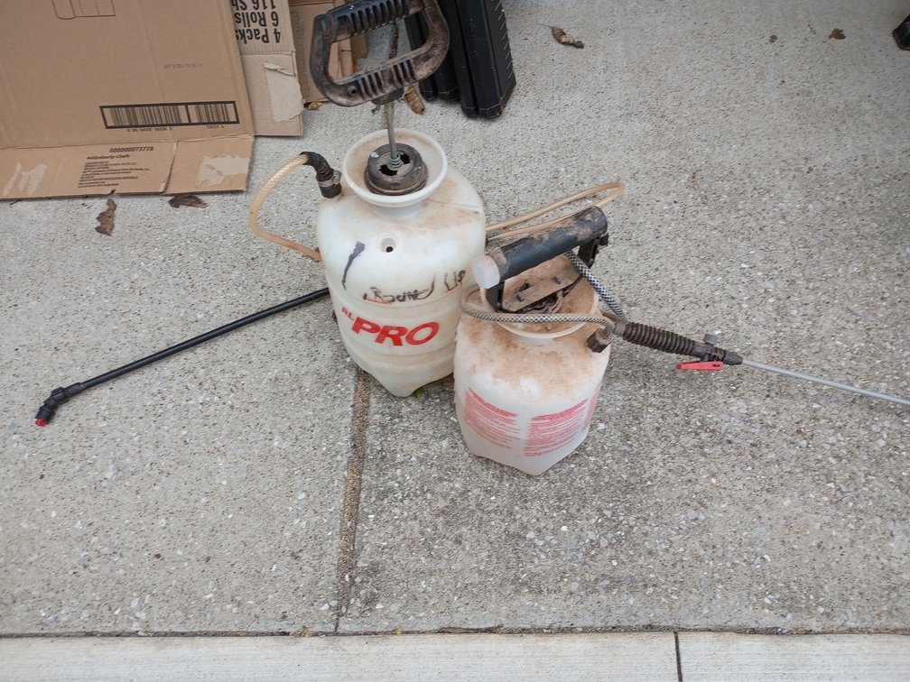 Two pump sprayers