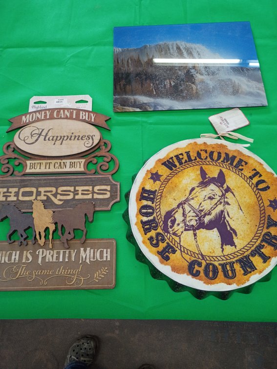Red shed metal welcome to horse country sign highland Springfield Tennessee horse sign a fracture picture