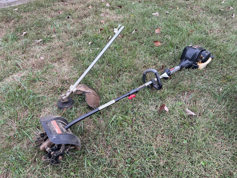 Trimmer/tiller set