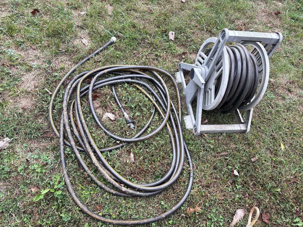 Garden hose assortment.