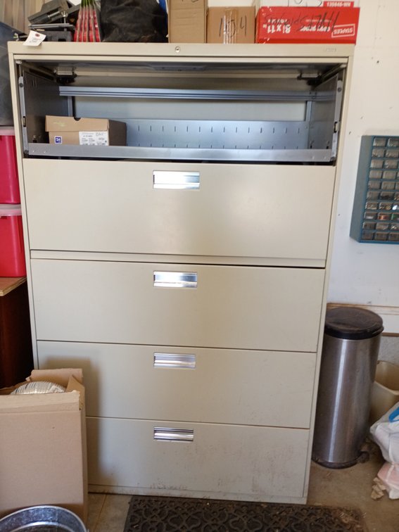 5 drawer filing cabinet