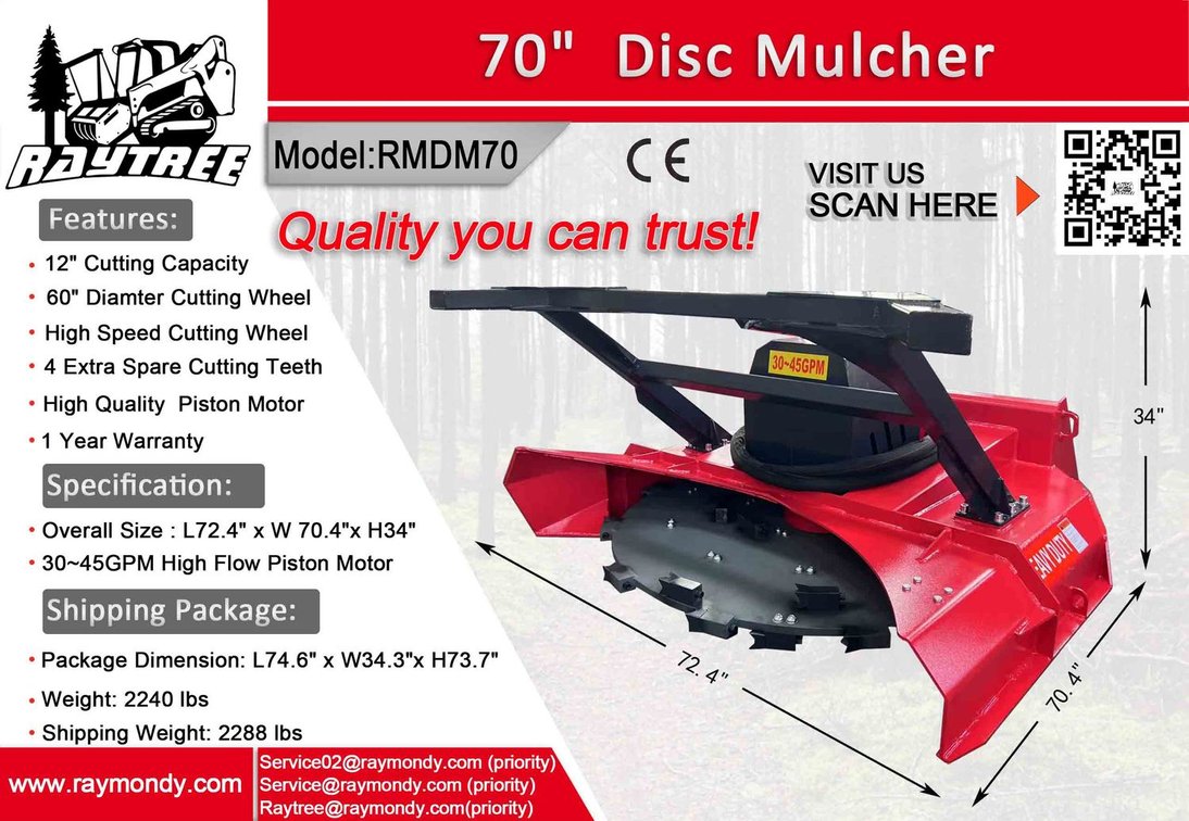 Red Disc Mulcher - More Info TBA