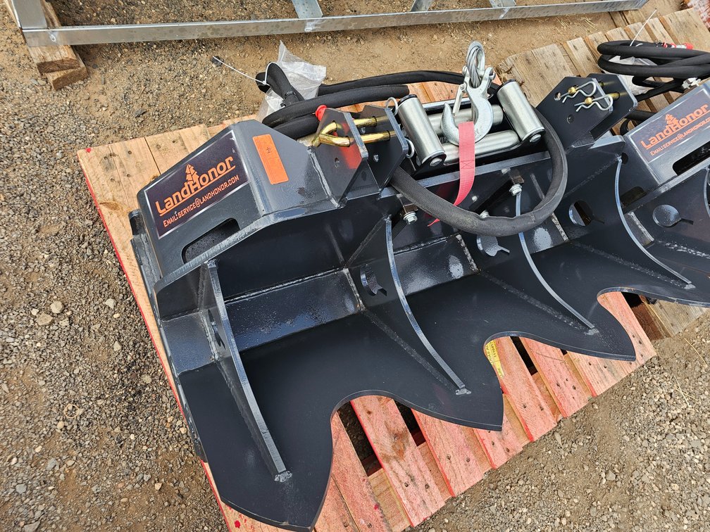 Skid Steer Hydraulic Logging Winch Attachment - More Info TBA