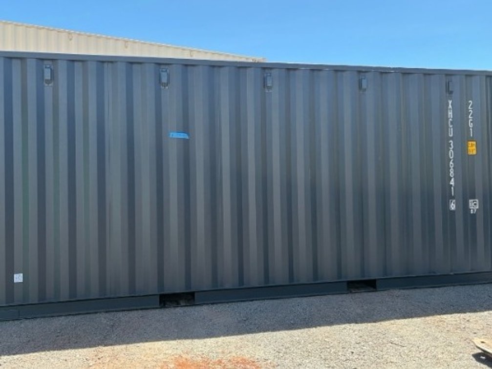 20' High Cube Single-Trip Shipping Container – Dark Gray – XHCU3068416 – OFF-SITE: KAPOLEI