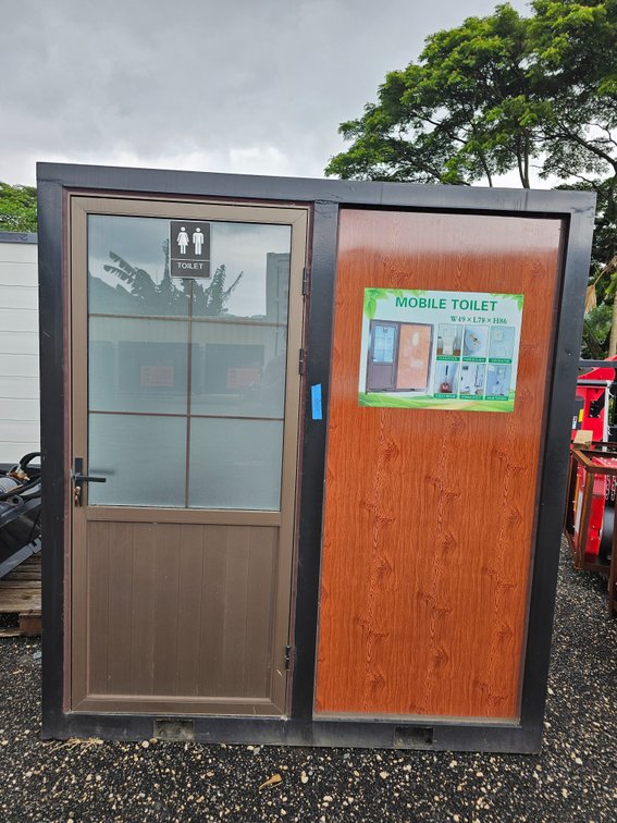 2025 ABOSS 7' Wood-Grain Toilet & Shower Unit - 230V
