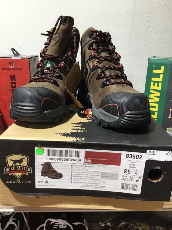 Irish Setter Men's 6" Crosby Composite Toe Waterproof Boots New