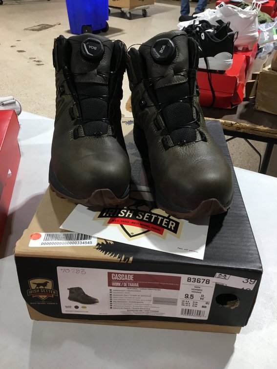 Brand new Irish Setter Cascade 5-Inch Work Hiker Boo men’s size 9.5