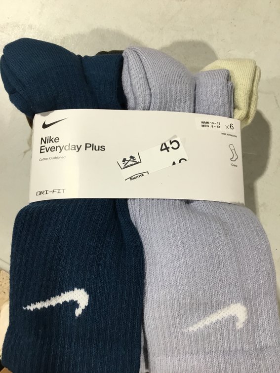Everyday Plus Crew socks Sizes W-10-13,M-8-12