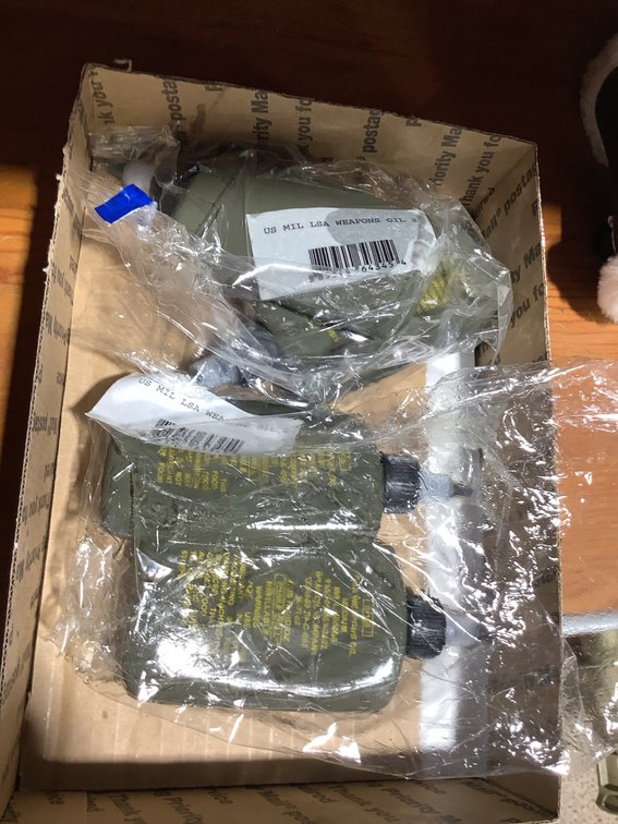 4 - 4oz size bottles of gun oil