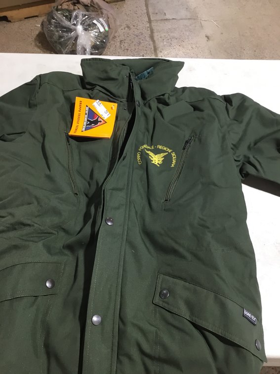 Italian Forestry Corps Surplus Waterproof GORE-TEX Jacket with Liner, New
