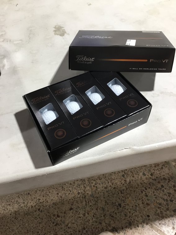 Brand New Titleist Pro V1 golf balls (1-dozen box).