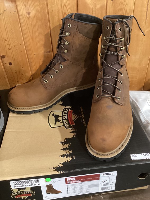 New Irish Setter Mesabi Work Boots