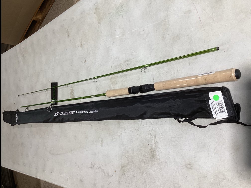 Brand new ACC Crappie Spinnin’ Stix 8’