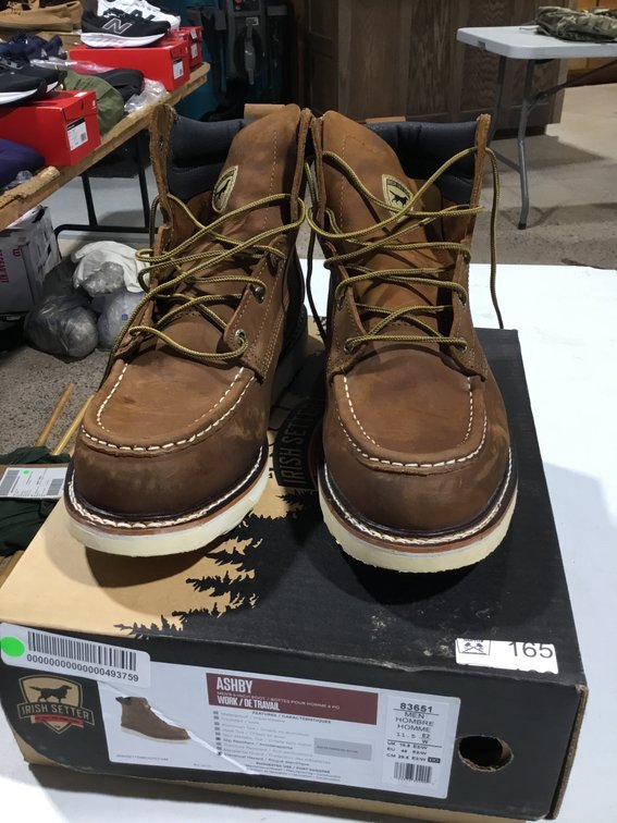 New Irish Setter Men's Ashby Aluminum Toe Boots men’s size 11.5 E