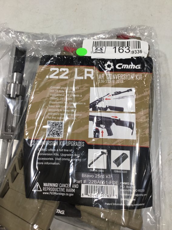 CMMG .22 LR AR Conversion Kit  New
