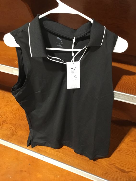 Brand new PUMA Women's CLOUDSPUN Piped Golf Polo Size large