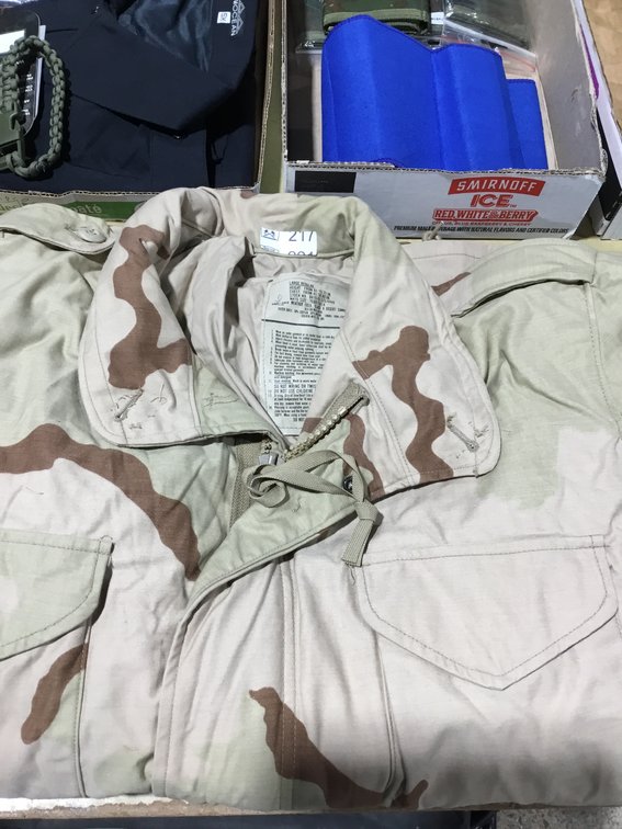 Cold Weather Field Jacket  Size L