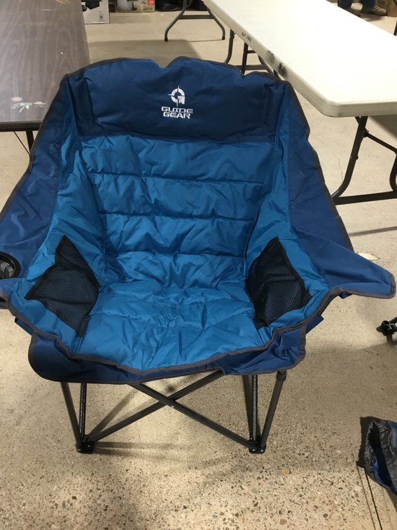 New Guide Gear oversize camp folding chair Blue