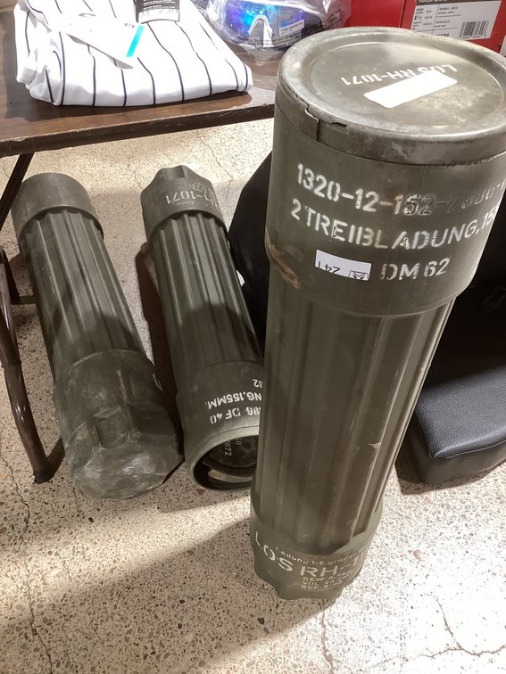 3 Plastic Storage Tubes
