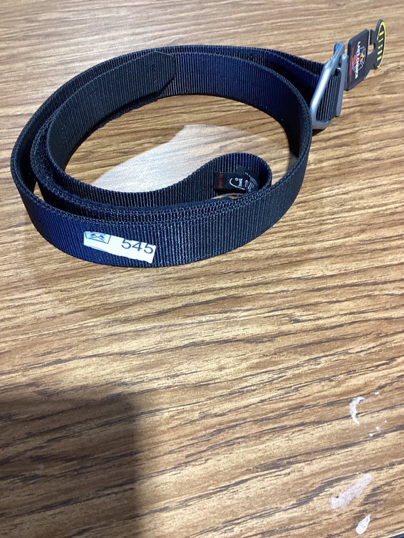 Bison last chance black tactical belt sz xl