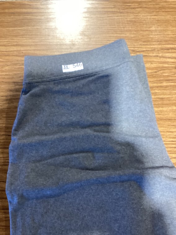 Lands end gray pull on knit pants sz 14/16