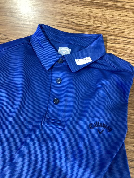 Callaway long sleeve button down polo sz lg