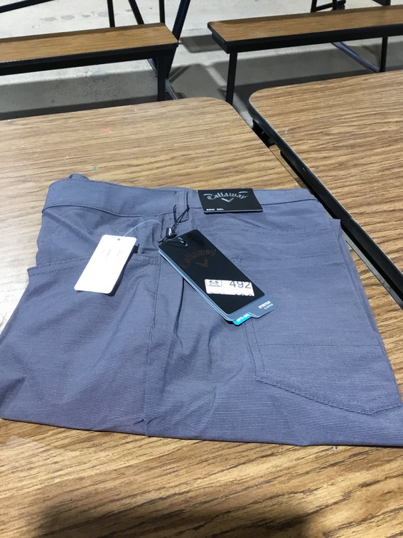 Callaway golf pants 38x30 new dk gray