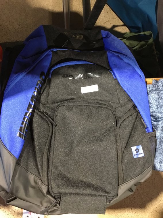 DeMarini baseball and softball player backpack