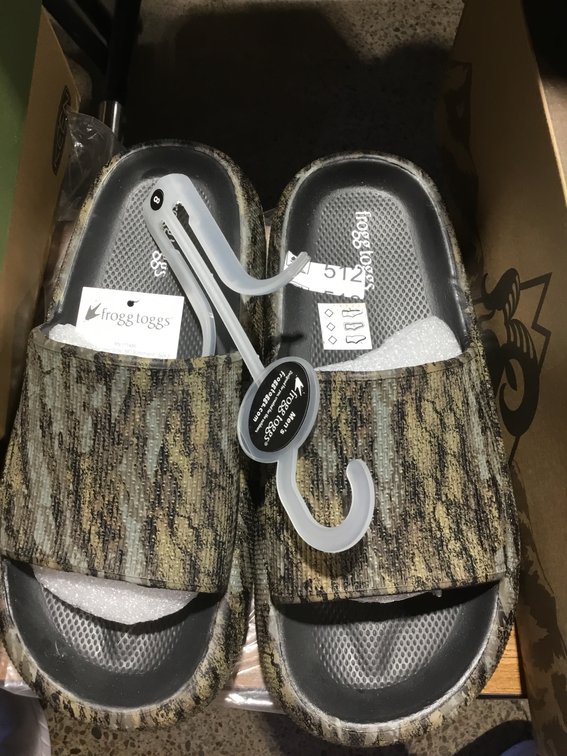 Frogg Toggs Men's Squisheez Slide Sandals Size 8