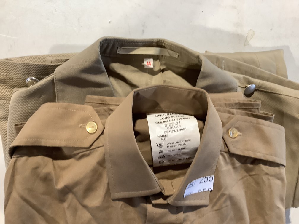 Long sleeve uniform style shirt and jacket - new