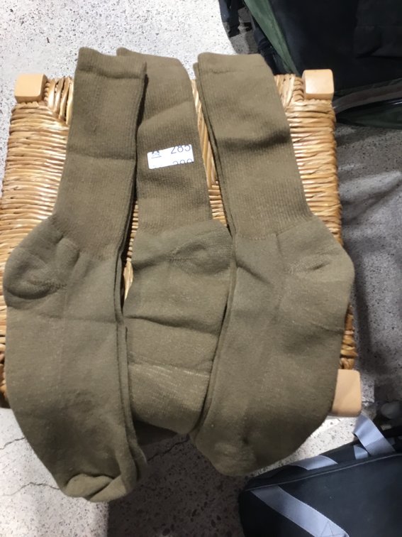 Three pair high-quality Merino wool hunting socks