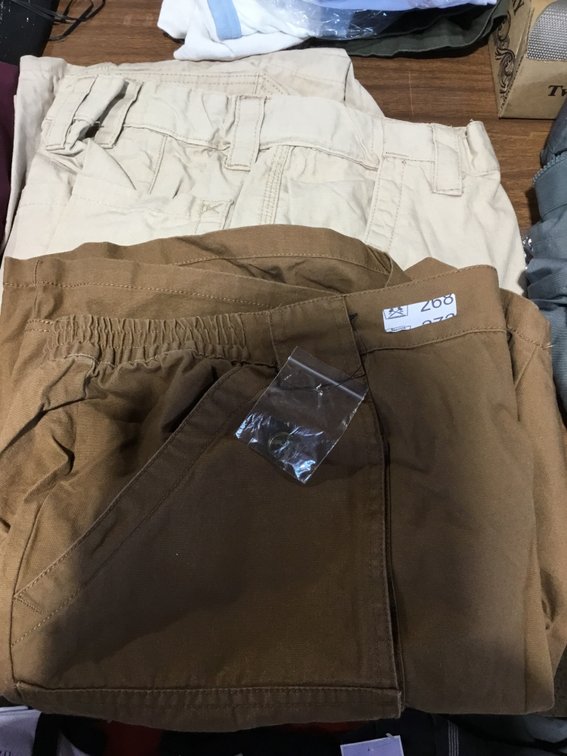 Two pair of guide gear shorts one is size 30 a size 48