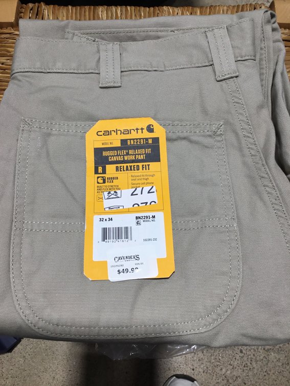 CARHARTT size regular 32 34  relaxed fit pants