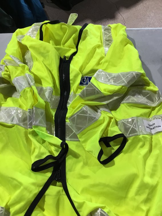 Reflective military police jacket size L