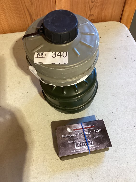 Romanian gas mask canisters