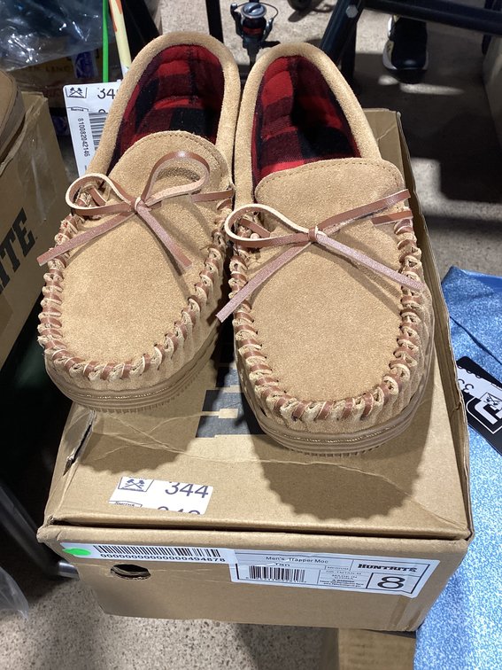 Mens trapper moc’s slipper sz 8