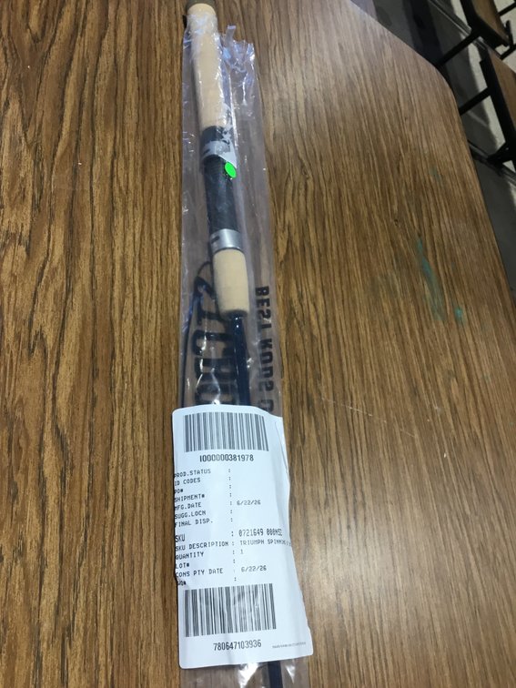 New 6'0" Triumph Freshwater Spinning Rod