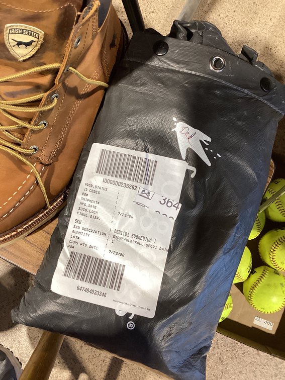 Rain suit in bag