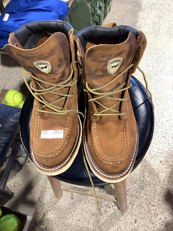 Irish setter work boots 9.5