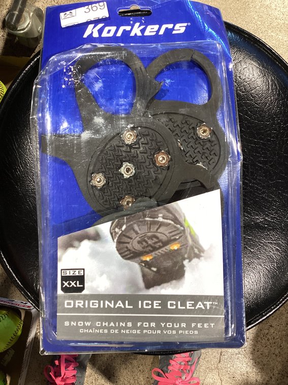 Korkers ice cleats sz xxl
