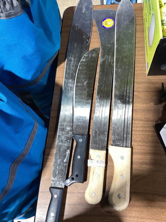 4 machete blades