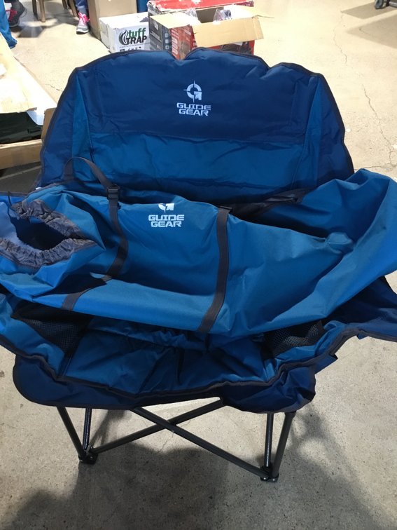 Guide Gear Oversized XL Comfort Padded Camping Chair With storage bag
