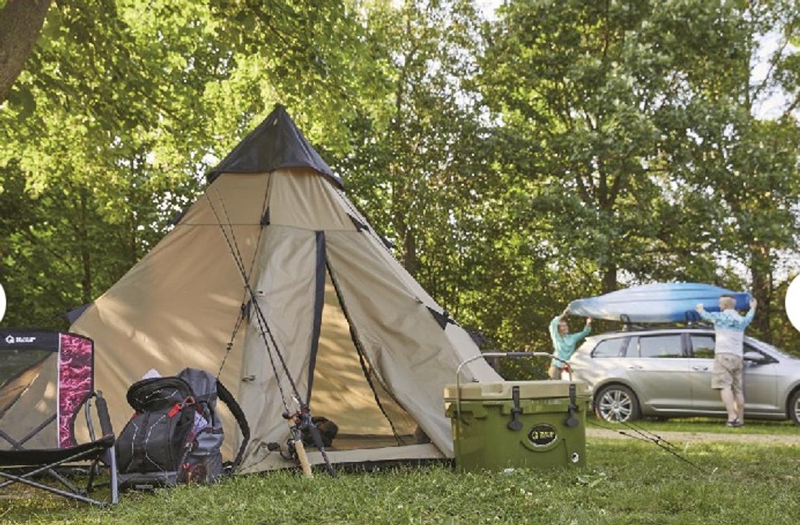 Guide gear 10‘ x 10‘ TEEPEE Tent with storage bag