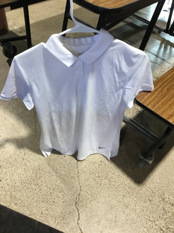 New Nike Ladies Tech Basic Dri-FIT Polo - White size M