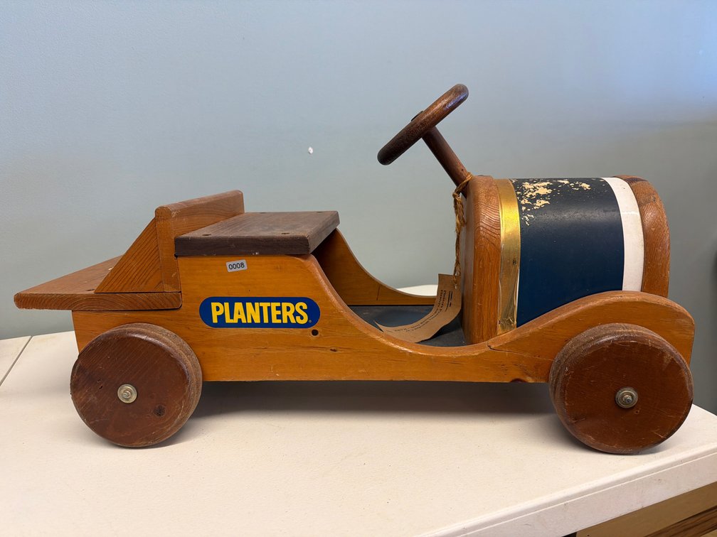 Planters Promotional item ride on roadster