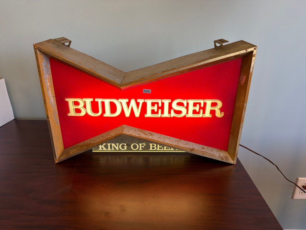 Budweiser sign