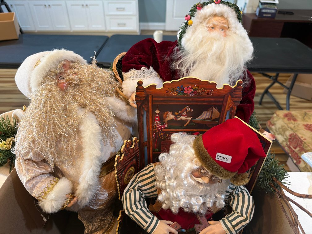 Vintage Santa Christmas Lot